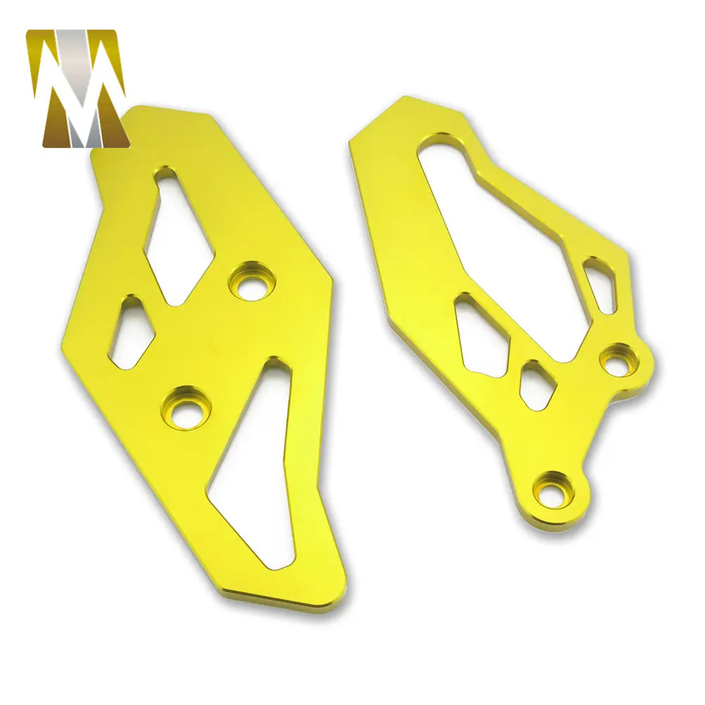 Мотоцикл шаг алюминий ног Peg подножка защитная пластина для YAMAHA YZF R3 ABS R25 MT 03 MT03 MT25 2013 - Цвет: Золотой
