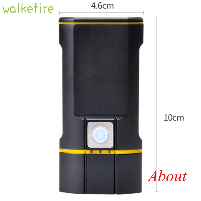 Best Walkfire 360 degree Bicycle USB Recharge Light 2 Bulb Cycling Riding Flashlight Waterproof Bike Headlight Front Lamp Accessories 2