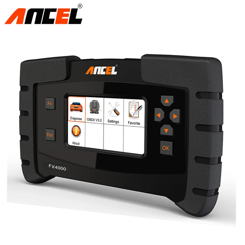OBD OBD2 Full System Diagnostic Tool Ancel FX4000 ABS Airbag SAS Auto Scan Tool Car Automotive