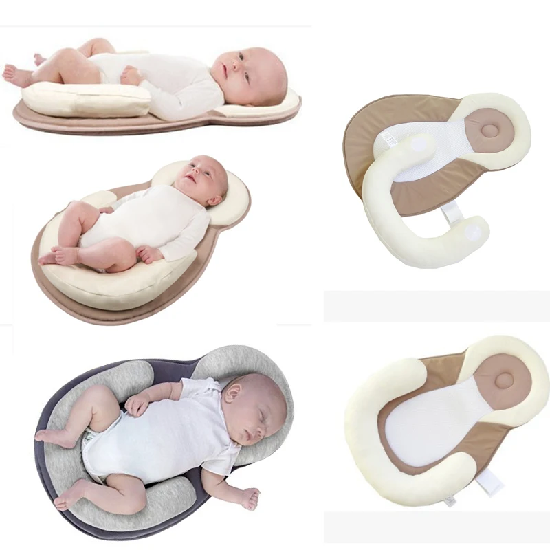 Детские штампы для новорожденных от переворачивания Матрас Подушка для ребенка сон кровать