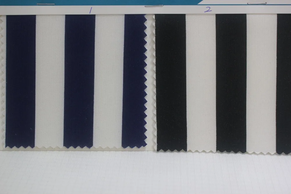 Factory direct sales wholesale Knitted Fabric 9072B Stripe Air layer