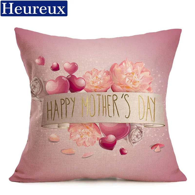 Heureux mother day cushion cover european style pillow