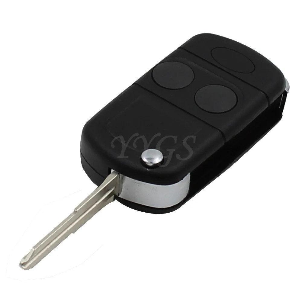 

2 Button Flip Folding Remote Key Shell For Land Rover Freelander MK1 TD4 TD5 Fob Key Case Cover