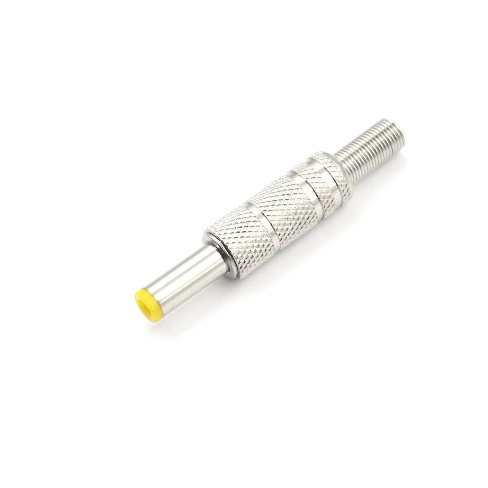 1Pc Male Plug Jack Adapter Connector 12V Metal 5.5*2.5mm DC Power |
