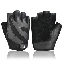 Boodun, для тренажёрного зала перчатки мужские Бодибилдинг Half Finger фитнес-перчатки An-slip тяжёлая атлетика спортивные тренировочные перчатки без пальцев черные