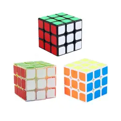 Волшебный куб 3x3 скоростной Магнитный куб 5,6 см черный и белый Оригинальный скоростной куб для детей обучающая игрушка