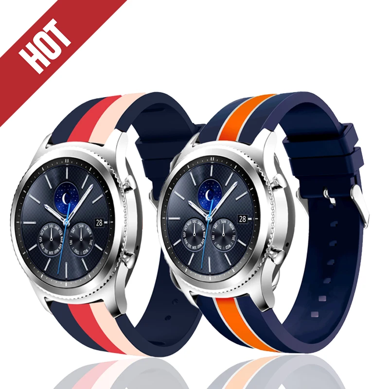 Ремешок спортивный для Samsung Gear S2 S3 Frontier Classic браслет huami amazfit bip huawei GT 2 galaxy watch active 42