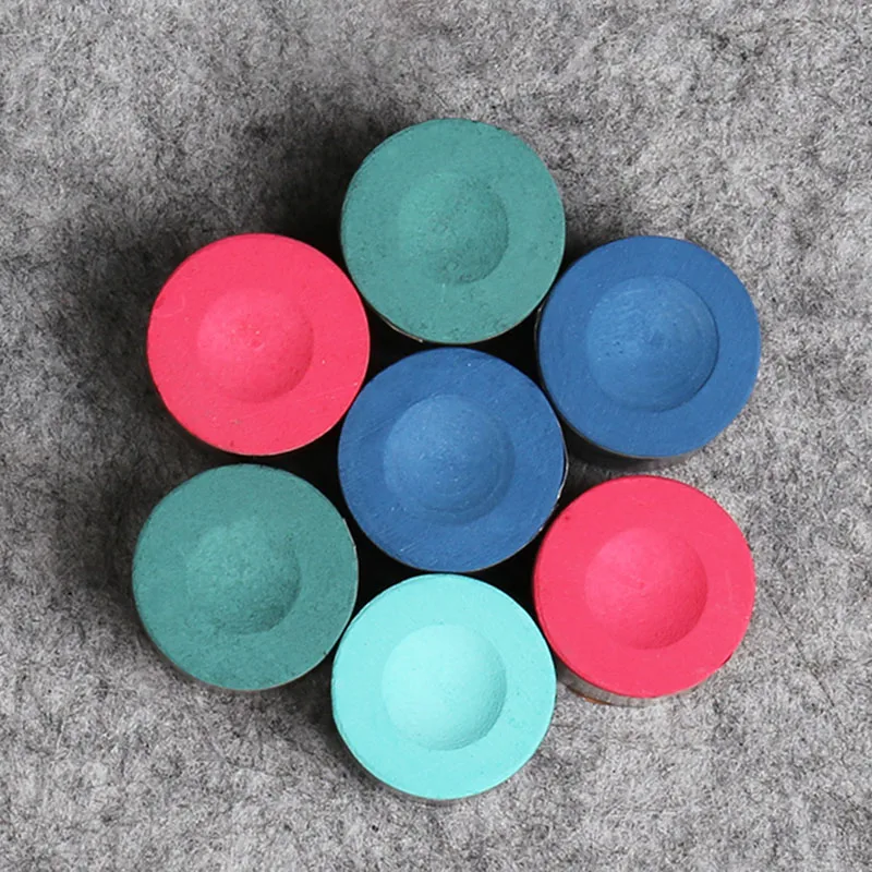 2pcs Billiard Chalks Pool Cue Stick Snooker Cylindrical Nontoxic No