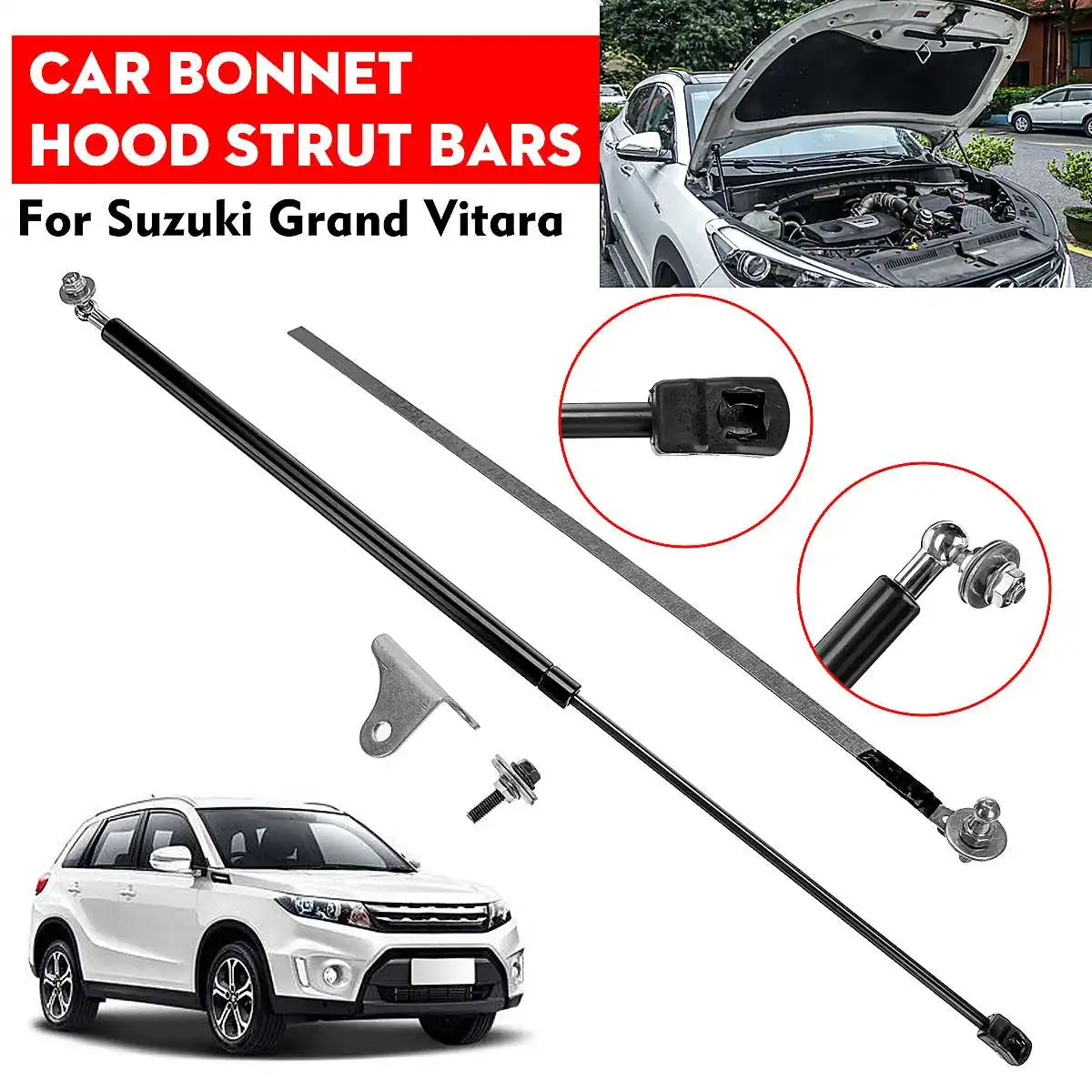

1Pcs Front Engine Cover Bonnet Hood Shock Lift Strut Struts Bar Support Rod Arm Gas Spring Bracket For Suzuki Vitara 2016 - 2019