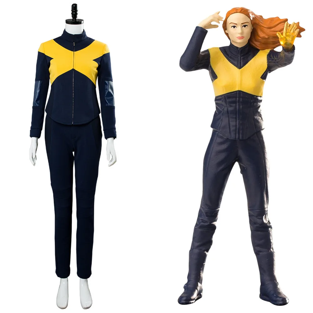Костюм X Men для косплея серый джинсовый костюм в темноте комбинезон на Хэллоуин|Костюмы из фильмов и ТВ| |