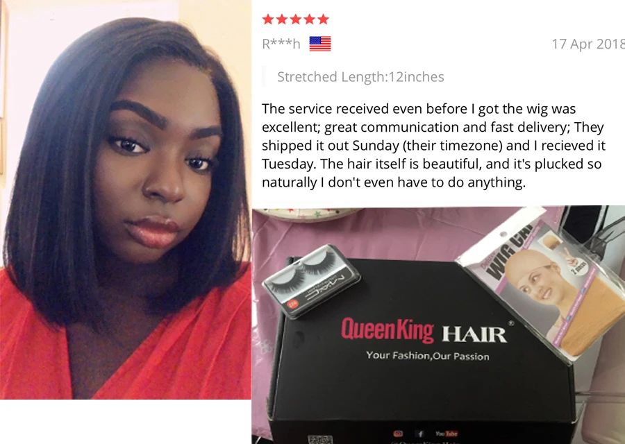 straight lace front wig 