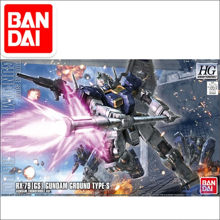 

Original Gundam THUNDERBOLT Model HG 1/144 HGUC RX-79[GS] GROUND TYPE-S Mobile Suit Kids Toys