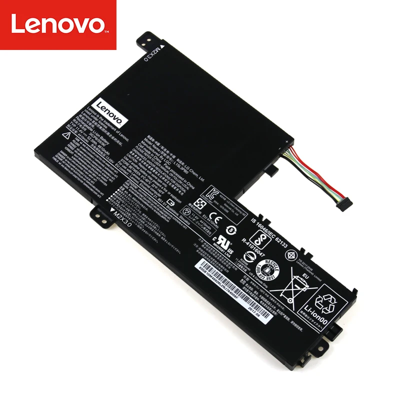 Оригинальный аккумулятор lenovo L15L3PB0 для ноутбука Flex 3 1470 1570 4 Yoga 500 15 ISK Edge 2