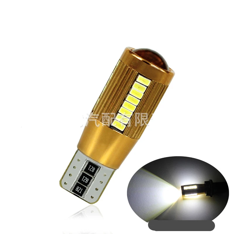 Yue Yi Shangpin 1 пара Высокая мощность T10 W5W 3014 38smd декодирование высокий светильник ing