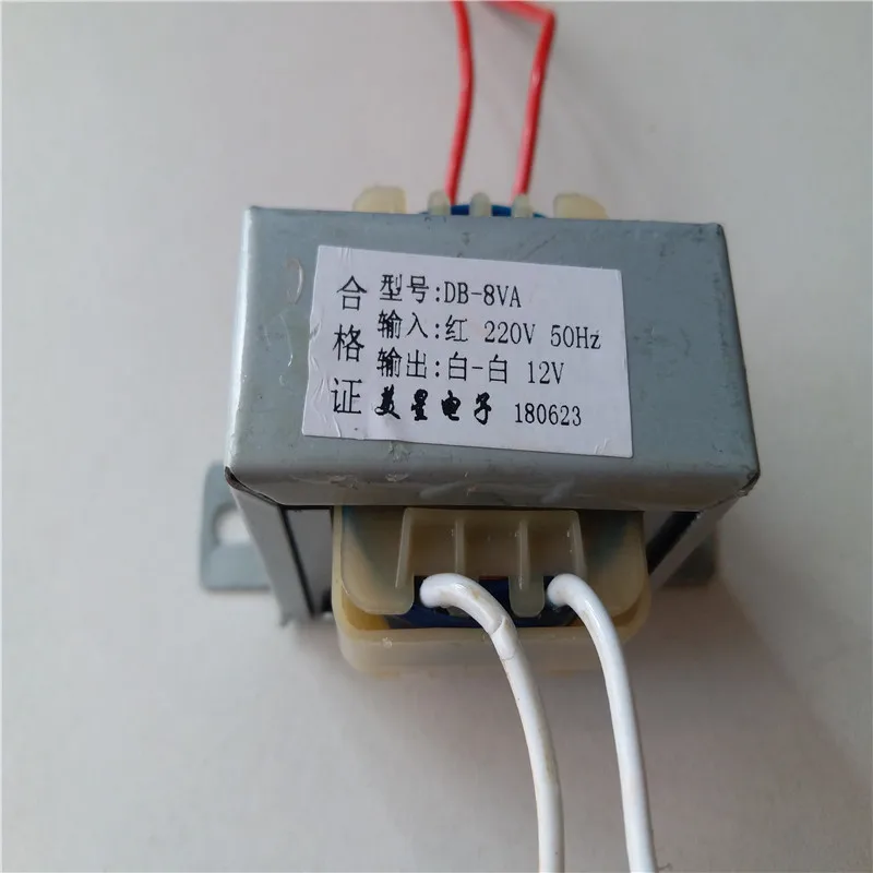 12V 0.66A трансформатор 8VA EI48 220V вход силовой для аудио электронные весы |