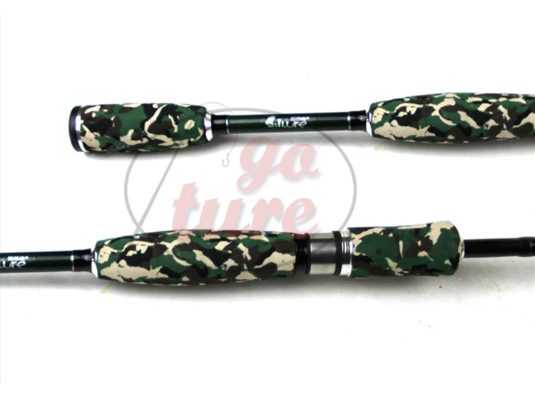 camouflage fishing rod
