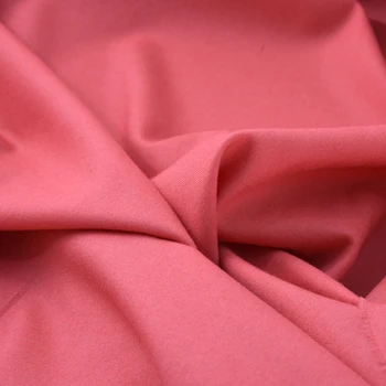 

140CM Wide Wool Lycra Stretch Water Red Fabric for Autumn and Spring Dress Jacket Suit Coat H148