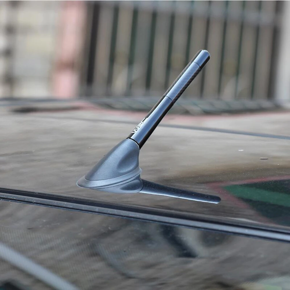 WRC Carbon Fiber Short Antenna Radio Antenna For Opel Mokka Corsa Astra