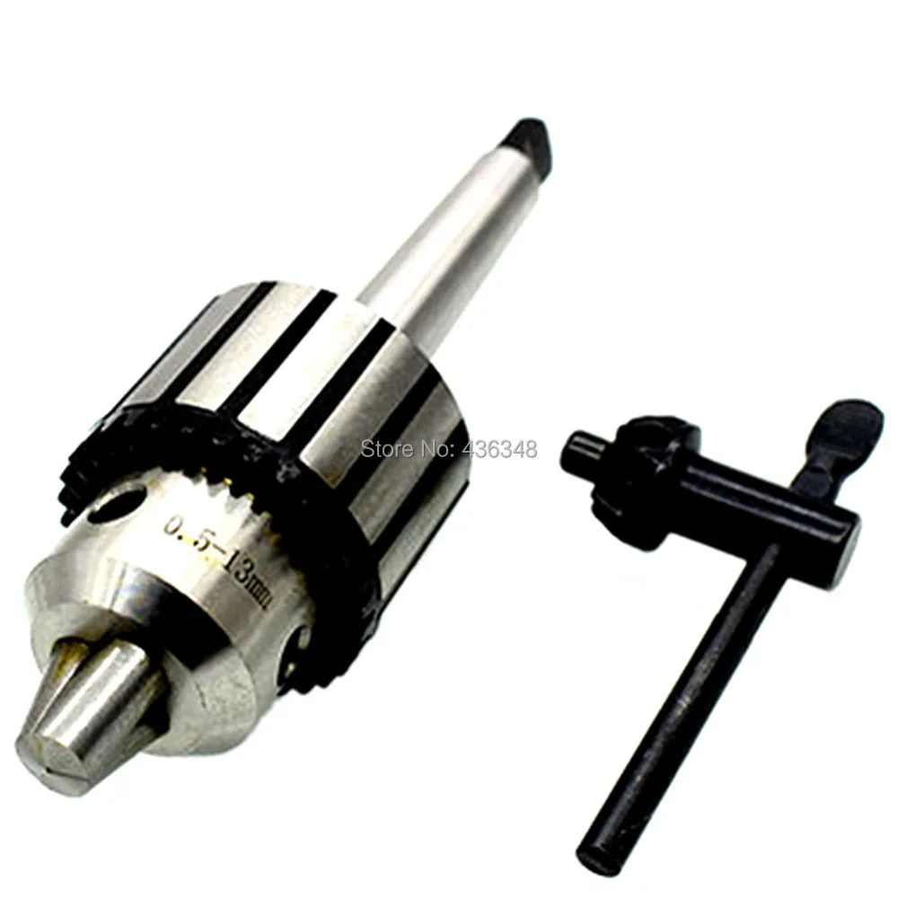 13 мм сверлильный патрон 2 конус ключ Тип сверлильный патрон B16 Ёмкость 0,5-13 мм MT2 Арбор деревообрабатывающий токарный станок для конических фрез