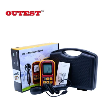 

Free Shipping GM8901 with box 45m/s (88MPH) LCD Digital Hand-held Wind Speed Gauge Meter Measure Anemometer Thermometer