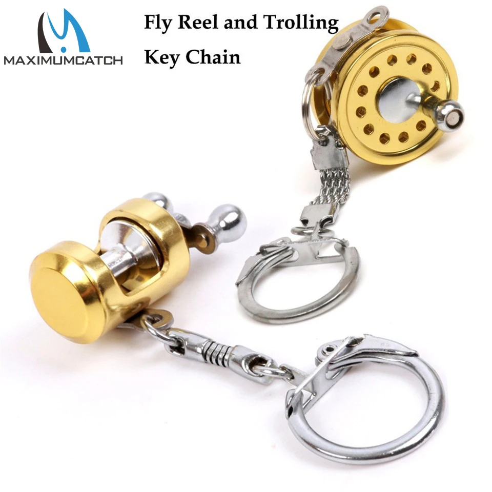 Buy Maximumcatch 2Pcs/lot Fly Reel Key Chain And