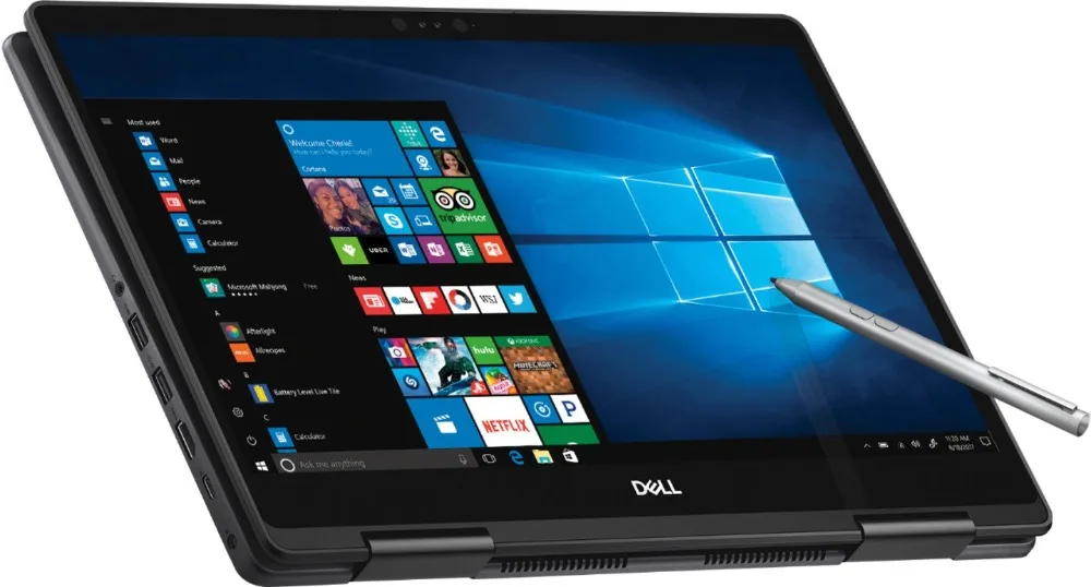 Dell 2 в 1 15 6 &quotК 4 K Ultra HD сенсорный экран ноутбук Intel Core i7 16 ГБ память NVIDIA GeForce MX130 512 SSD