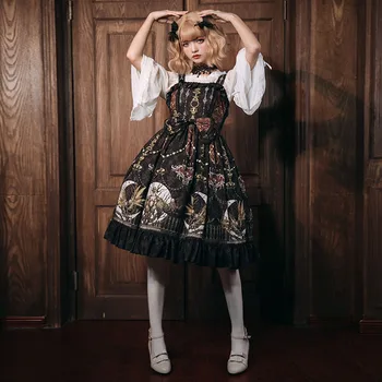 

Plus Size Hot Sale Original Design On The Altar Of Lolita Dress Palace Restoring Ancient Ways Jsk Condole Belt Dresses 2019 New