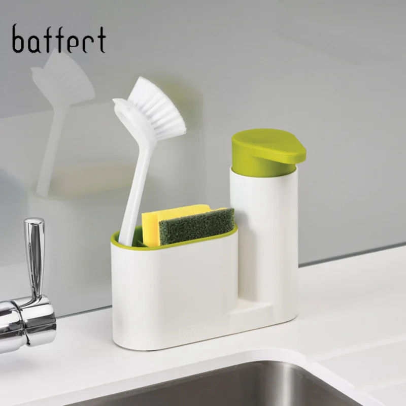 

350ml ABS Compact Soap Pump Kitchen Detergent Storage Container Bathroom Shampoo Bottle Shower Liquid Soap Dish Dispenser
