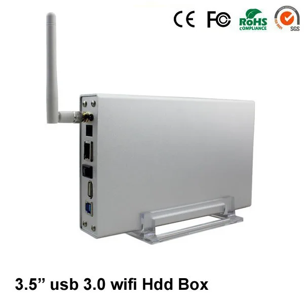 2TB HDD Repetidor Wifi 35 Sata recinto Laptop Wifi Extender caja en Hdd USB 30 Disco Duro caja enru