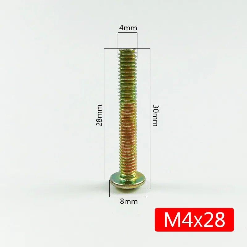 M4 * 6 мм/10 мм/15 мм/18 мм/20 мм/22 мм/25 мм/28 мм/30mm/35mm/40 мм/45 мм/50 мм цинк винты из сплава для мебели ручка