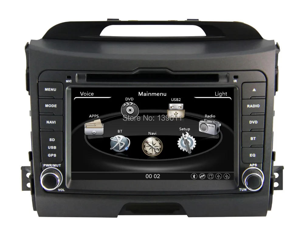 ZESTECH best price Car DVD Gps Navigation system for KIA Sportage Car