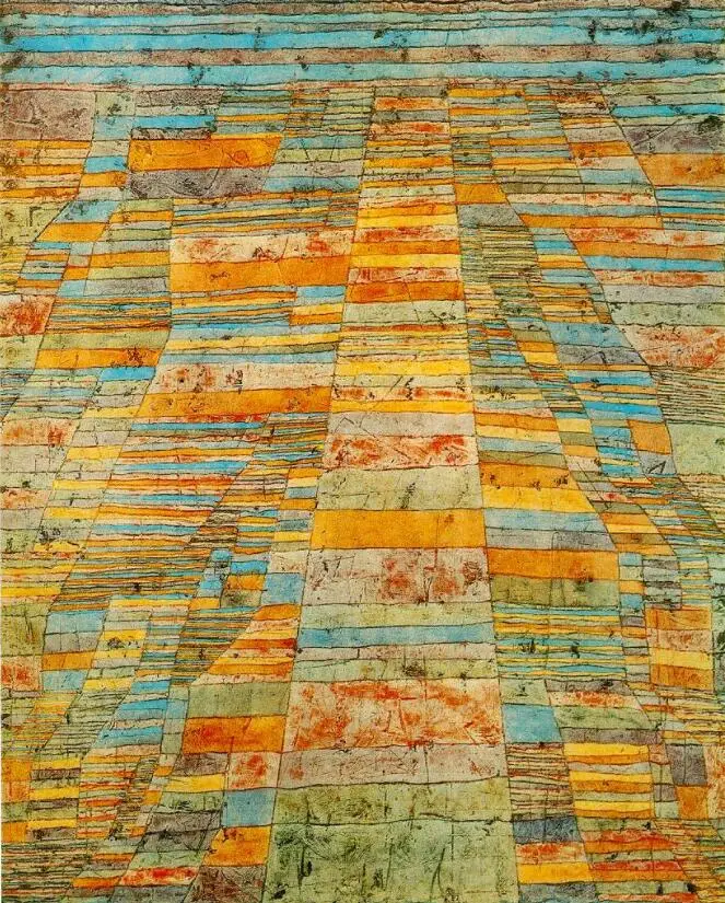

High quality Oil painting Canvas Reproductions Highway and byways (1929) by Paul Klee Painting hand painted
