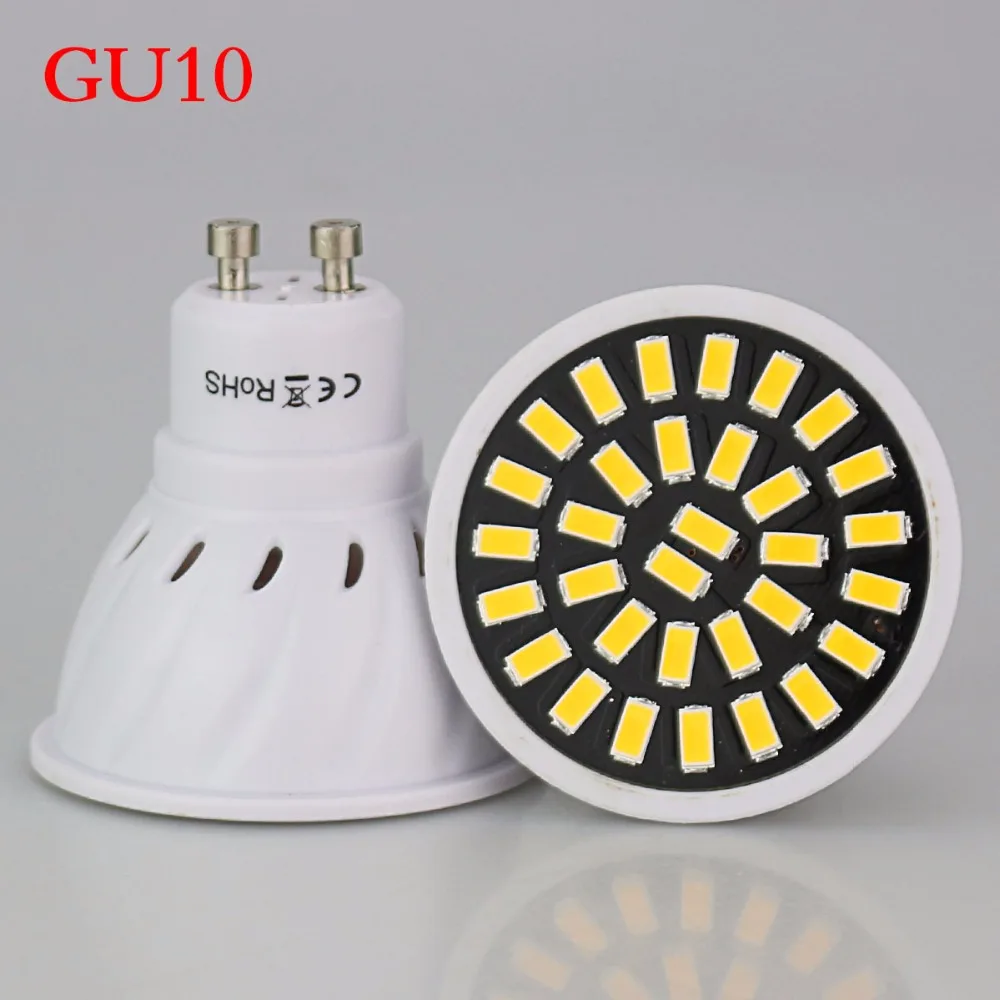 8 W MR16 GU10 Светодиодная лампа 110 V 220 В ампулы светодиодный E27 High Lumen без мерцания SMD5733 чип лампочки для точечных светильников