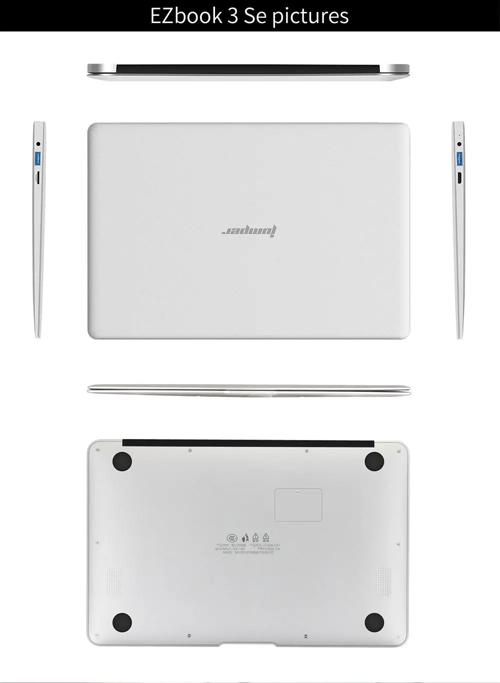 NEW Original Jumper EZbook 3 SE Notebook 13.3inch Ultrabook Laptop Windows 10 Apollo Lake N3350 2.4GHz 3GB RAM 64GB ROM eMMC 3SE HTB1WOO7bJrJ8KJjSspaq6xuKpXaS - NEW Original Jumper EZbook 3 SE Notebook 13.3inch Ultrabook Laptop Windows 10 Apollo Lake N3350 2.4GHz 3GB RAM 64GB ROM eMMC 3SE
