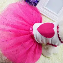 New Spring Summer Pet Dress Teddy Princess Dog Dresses Lovely Pet Clothes