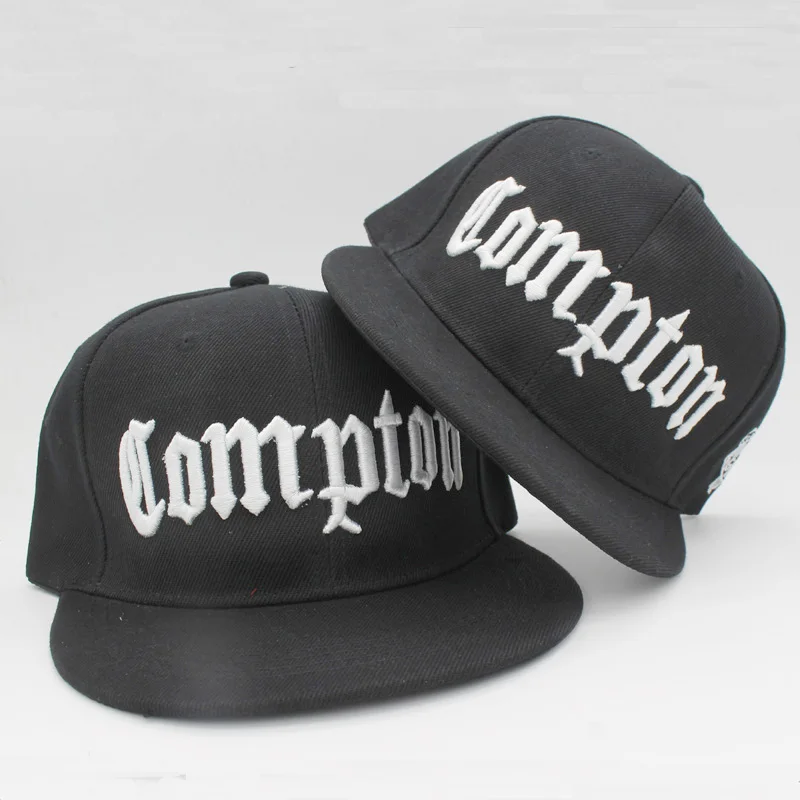 Женская и мужская кепка COMPTON Snapback летняя повседневная Уличная бейсболка в стиле