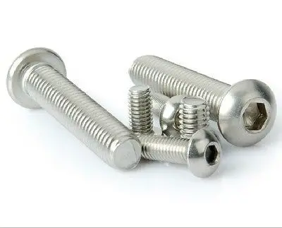 

Stainless Steel Button Head Socket Screws #4-40*3/8" UNC Screw Full Thread QTY 100