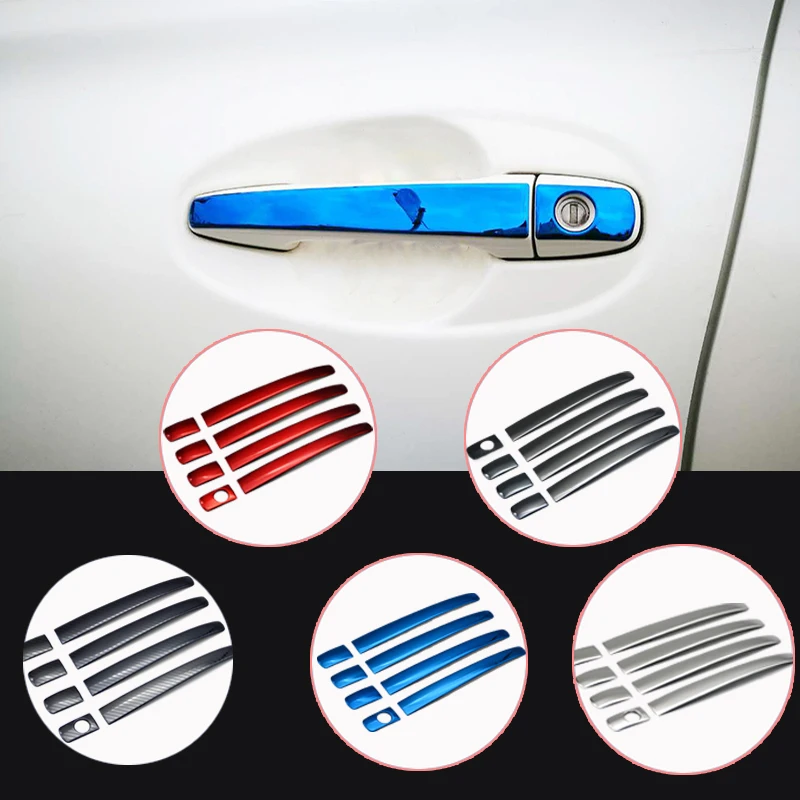 

Stainless steel decorative stickers for door handle cover of automobiles for Toyota puris30 40 Venza Avensis T270