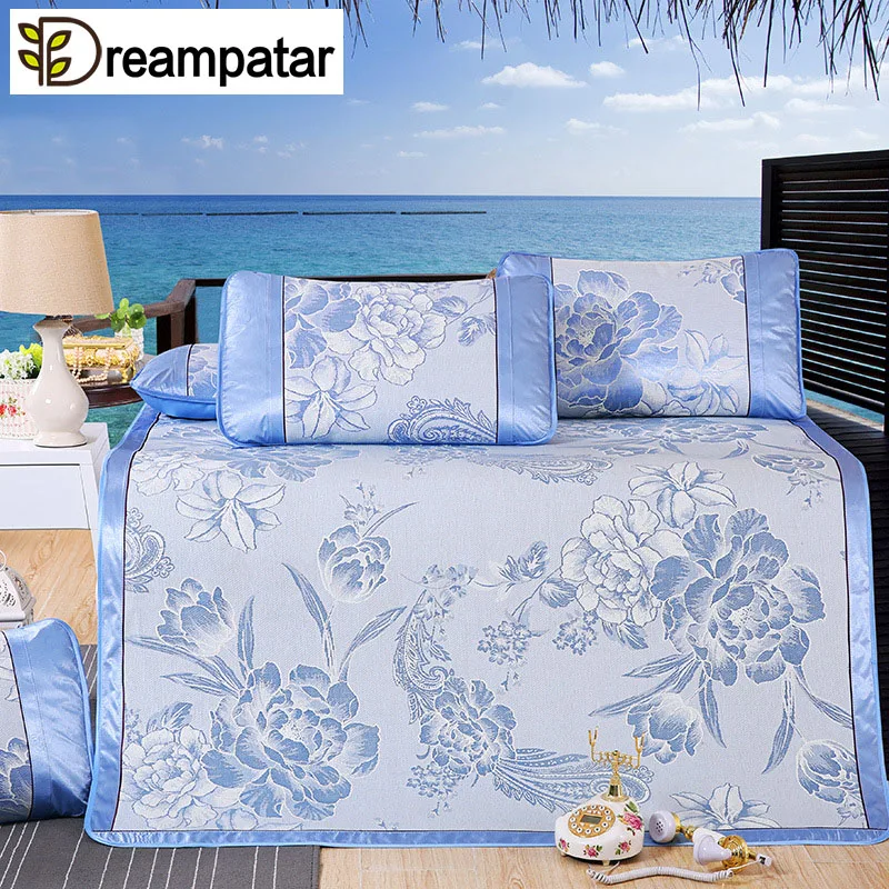 

Summer Ice Fabric Pillowcase Sheets Folding Mat Thick Air Conditioning Mat 1.8m Bed Student Dormitory Soft Seat 1.5 m BY145A