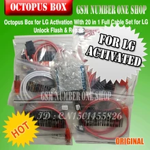 Gsmjustoncct Осьминог коробка для LG активация с 20 в 1 полный набор кабелей для LG разблокировка флэш и ремонт