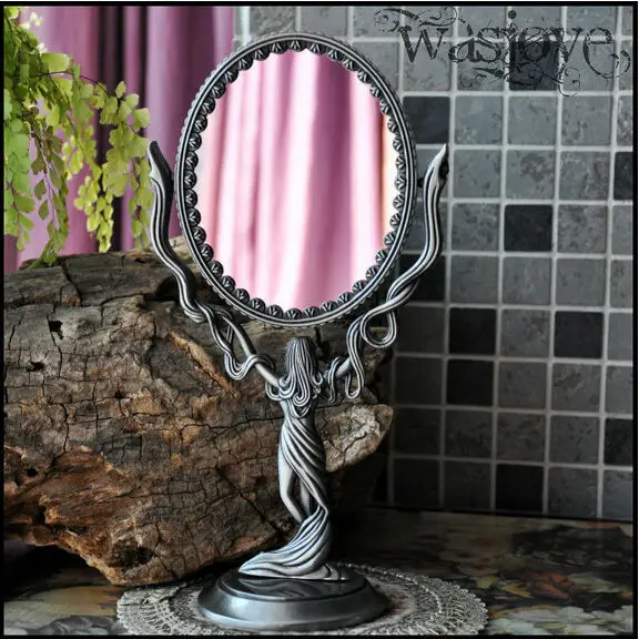 360 град. увеличительное вращающийся принцесса женщины секс товары- настольных лицо туалетный столик косметические зеркало для макияжа J009