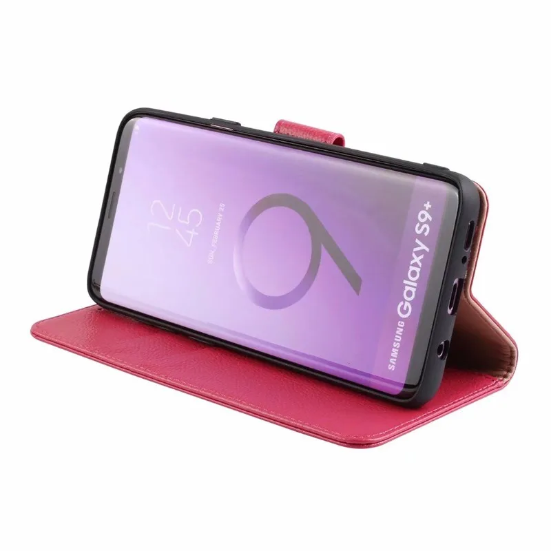 Роскошный чехол для телефона из натуральной кожи для samsung Galaxy S9 S9+ Чехол-портмоне для samsung Galaxy S9 plus