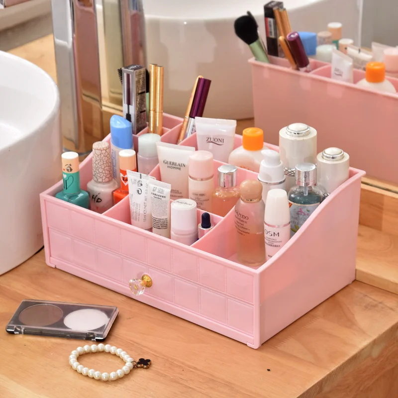 

Large drawer cosmetics storage box for household thickening tissue box plastic jewelry storage box