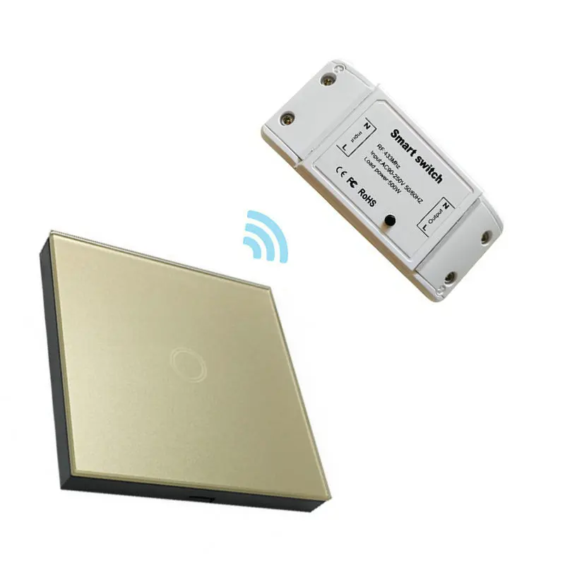 

Smart Switch RF433 remote control and receiver module no need rewire