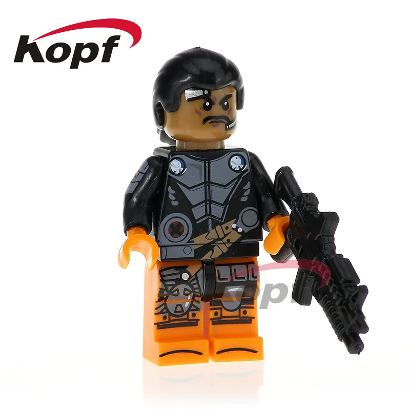 

PG304 Single Sale Super Heroes Executioner Saber-toothed Spiderman Bricks Building Blocks Collection Action Children Toys Gift