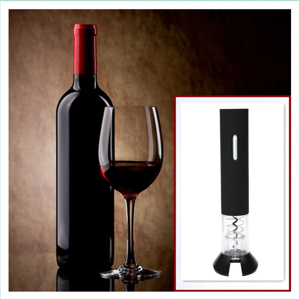 Stainless Steel Barware Nickel Battery Electric Automatic Cordless Wine