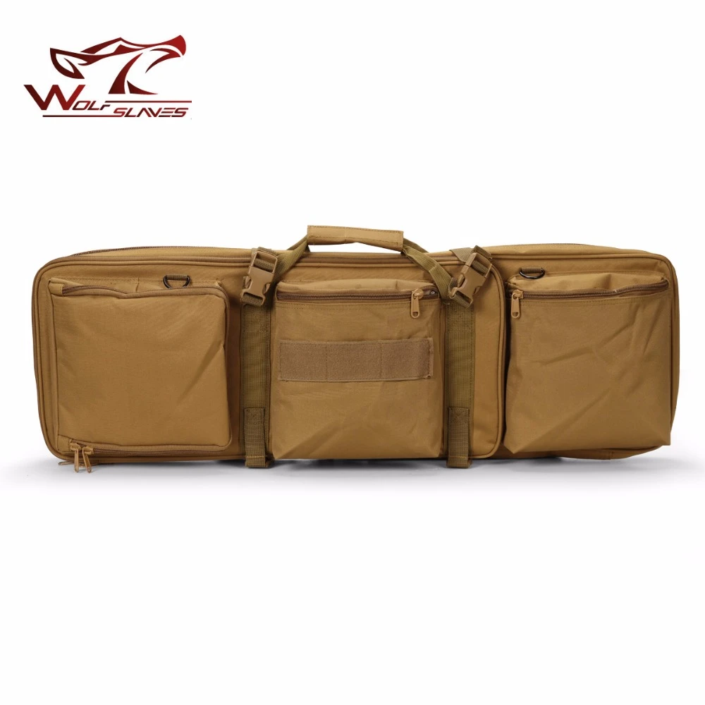 Outdoor Tactical Rear Bag 85cm Airsoft Carrying Dual Rifle Case M4 Gun