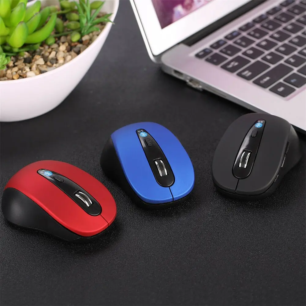 Wireless Mini Bluetooth 3 0 6D 1600DPI Optical Gaming Mouse Mice For Laptop 2