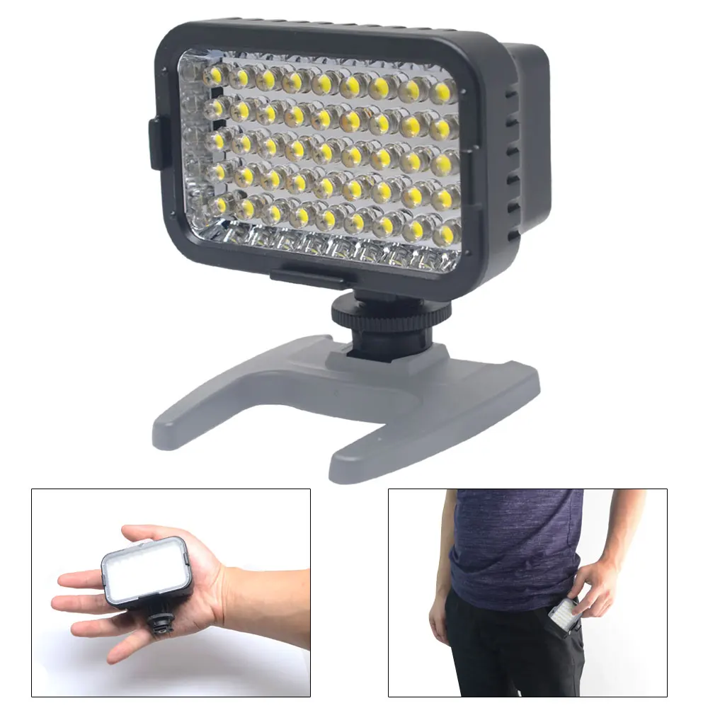 Mcoplus LED 45 Video LED Light lighting for DV & micro DSLR Camera