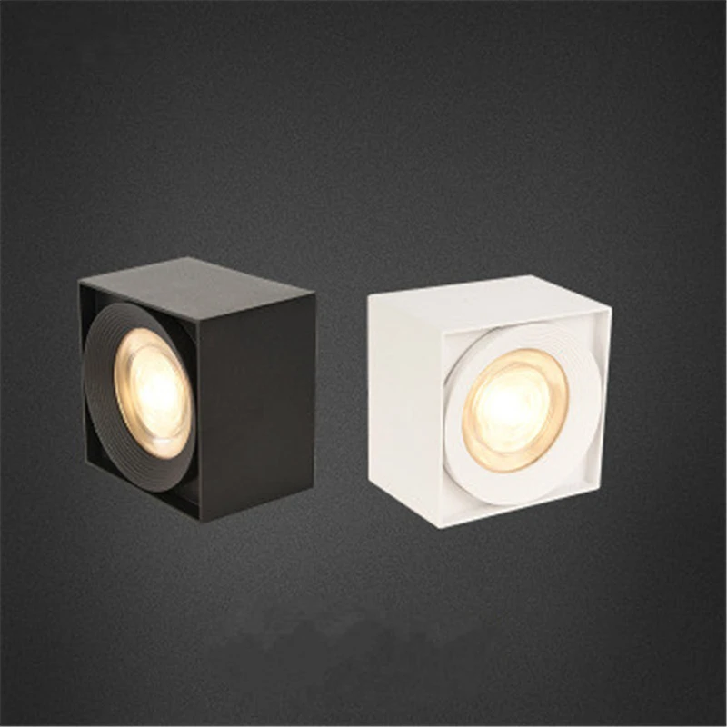 

10X Surface Mount COB Square Downlight 7W/12W/15W AC85-265V LED Ceiling Bulbs Lamp Spot Light LED Downlight Indoor lighting